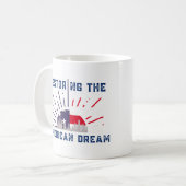 2024年大統領の米国選挙 コーヒーマグカップ (正面左)