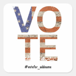 2024年大統領の米国選挙 スクエアシール