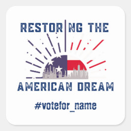 2024年大統領の米国選挙 スクエアシール