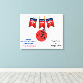 2024年大統領の選挙ランニングMan Edition キャンバスプリント (インサイチュ (ウッドフロア))