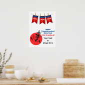 2024年大統領の選挙ランニングMan Edition ポスター (キッチン)