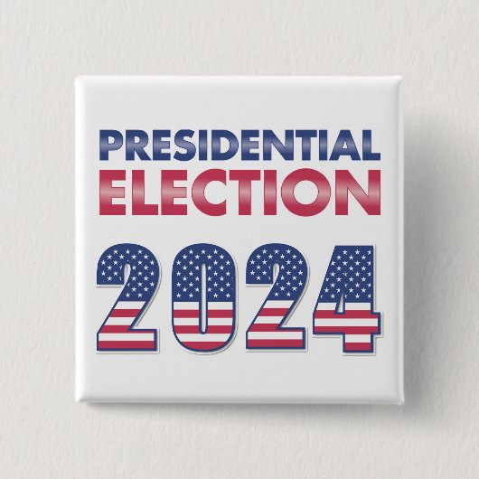 2024年大統領の選挙 缶バッジ (正面)