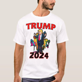 2024年大統領向けトランプ、メイク・アメリカ素晴らしv1 tシャツ