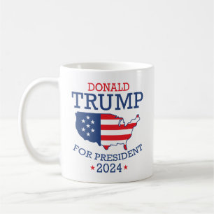 2024年大統領用ドナルド・トランプ コーヒーマグカップ