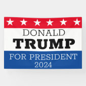 2024年大統領用ドナルド・トランプ 横断幕 (横)