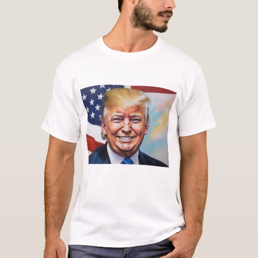 2024年大統領用ドナルド・トランプ Tシャツ (正面)