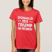 2024年大統領用ドナルド・トランプ Tシャツ (正面)
