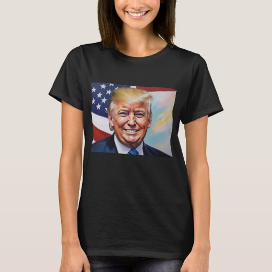 2024年大統領用ドナルド・トランプ Tシャツ (正面)