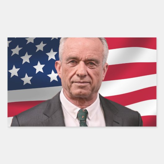 2024年大統領用RFK 長方形シール (正面)