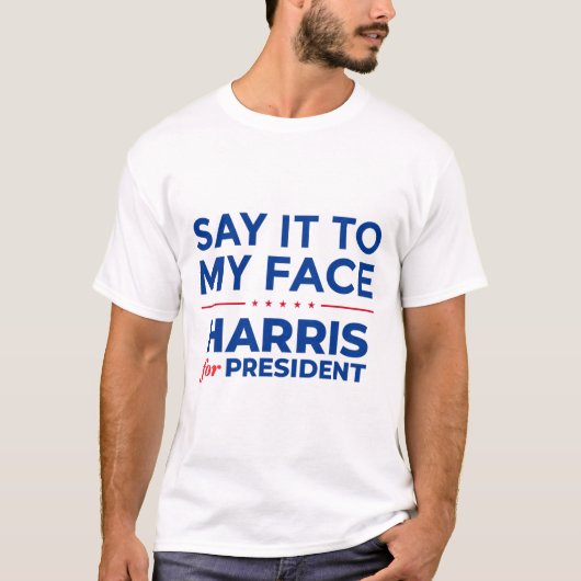 2024年大統領選挙のために私カマラハリス Tシャツ (正面)