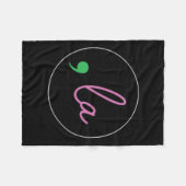 2024年大統領選挙のためのコンマLa Kamala Harris フリースブランケット (正面(横))