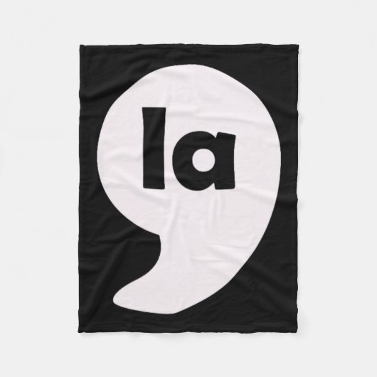 2024年大統領選挙のためのコンマLa Kamala Harris フリースブランケット (正面)