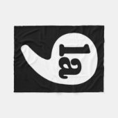 2024年大統領選挙のためのコンマLa Kamala Harris フリースブランケット (正面(横))