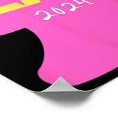 2024年大統領選挙のためのコンマLa Kamala Harris ポスター (角)