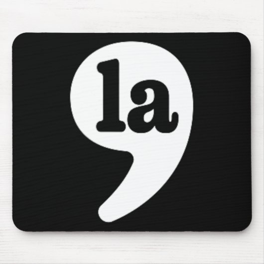 2024年大統領選挙のためのコンマLa Kamala Harris マウスパッド (正面)