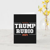 2024年大統領選挙キャンペーンのRubio カード (黄色い花)
