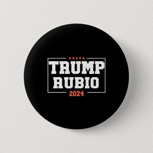 2024年大統領選挙キャンペーンのRubio 缶バッジ (正面)