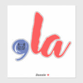 2024年大統領選挙コンマLa 2024 おもしろい シール (シート)