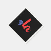 2024年大統領選挙コンマLa 2024 おもしろい スタンダードカクテルナプキン (角)