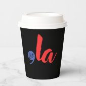 2024年大統領選挙コンマLa 2024 おもしろい 紙コップ (正面)