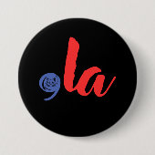 2024年大統領選挙コンマLa 2024 おもしろい 缶バッジ (正面)