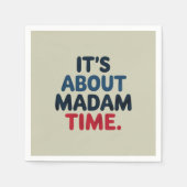 2024年大統領選挙民主党投票 スタンダードカクテルナプキン (正面)