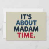 2024年大統領選挙民主党投票 招待状 (正面)