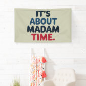 2024年大統領選挙民主党投票 横断幕 (インサイチュ)