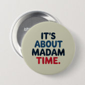 2024年大統領選挙民主党投票 缶バッジ (正面&裏面)