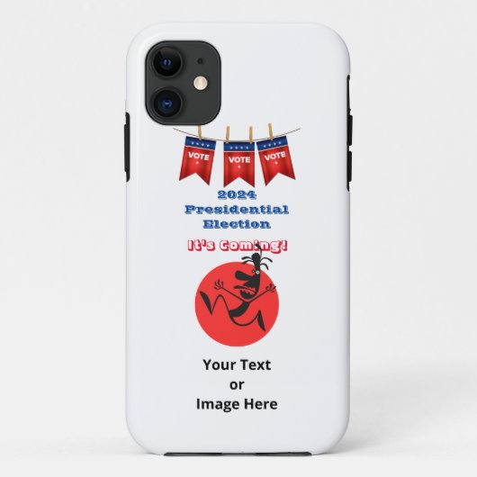 2024年大統領選挙、ランニングマン・エディション Case-Mate iPhoneケース (裏面)