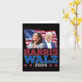 2024年大統領選挙WAlzheimerカマラハリスT カード (黄色い花)