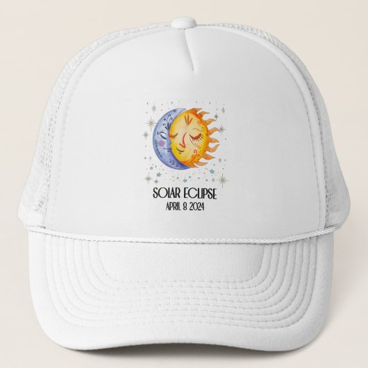 2024年太陽ののキュートなEclipse太陽のキッズ キャップ (正面)