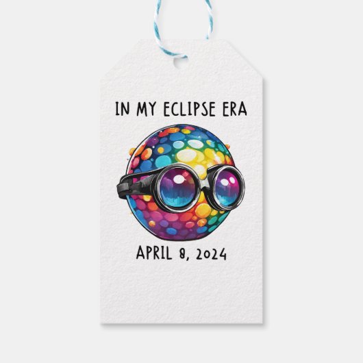 2024年太陽のの日食時代 ギフトタグ (裏面)