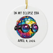 2024年太陽のの日食時代 セラミックオーナメント (正面)