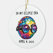 2024年太陽のの日食時代 セラミックオーナメント (左)