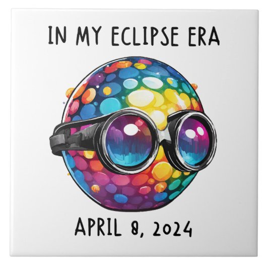 2024年太陽のの日食時代 タイル (正面)