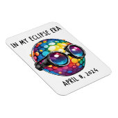 2024年太陽のの日食時代 マグネット (右側)