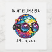 2024年太陽のの日食時代 ワインラベル (シングルラベル)