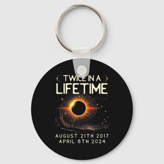2024年太陽ののEclipse天文学Sol キーホルダー (正面)