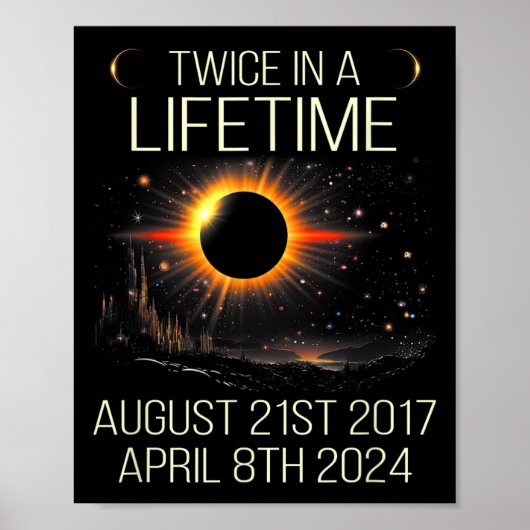 2024年太陽ののEclipse天文学Sol ポスター (正面)