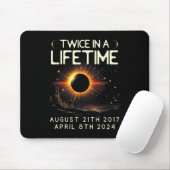 2024年太陽ののEclipse天文学Sol マウスパッド (マウス)