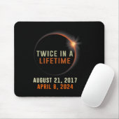2024年太陽の生涯二回皆既食太陽の マウスパッド (マウス)