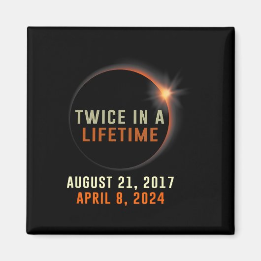 2024年太陽の生涯二回皆既食太陽の マグネット (正面)
