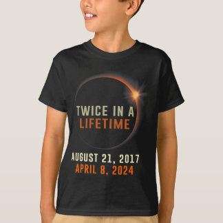2024年太陽の生涯二回皆既食太陽の Tシャツ