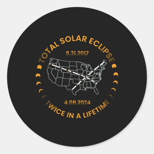 2024年太陽の生涯合計で2回のEclipse太陽の E ラウンドシール (正面)