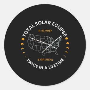 2024年太陽の生涯合計で2回のEclipse太陽の E ラウンドシール