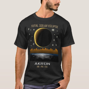 2024年太陽の皆既日食合計 Tシャツ