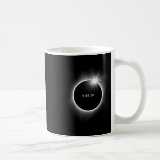 2024年太陽の皆既日食8 コーヒーマグカップ (右)