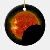 2024年太陽の皆既食 セラミックオーナメント (裏面)