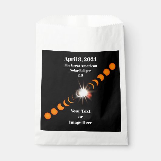 2024年太陽の皆既食 フェイバーバッグ (正面)